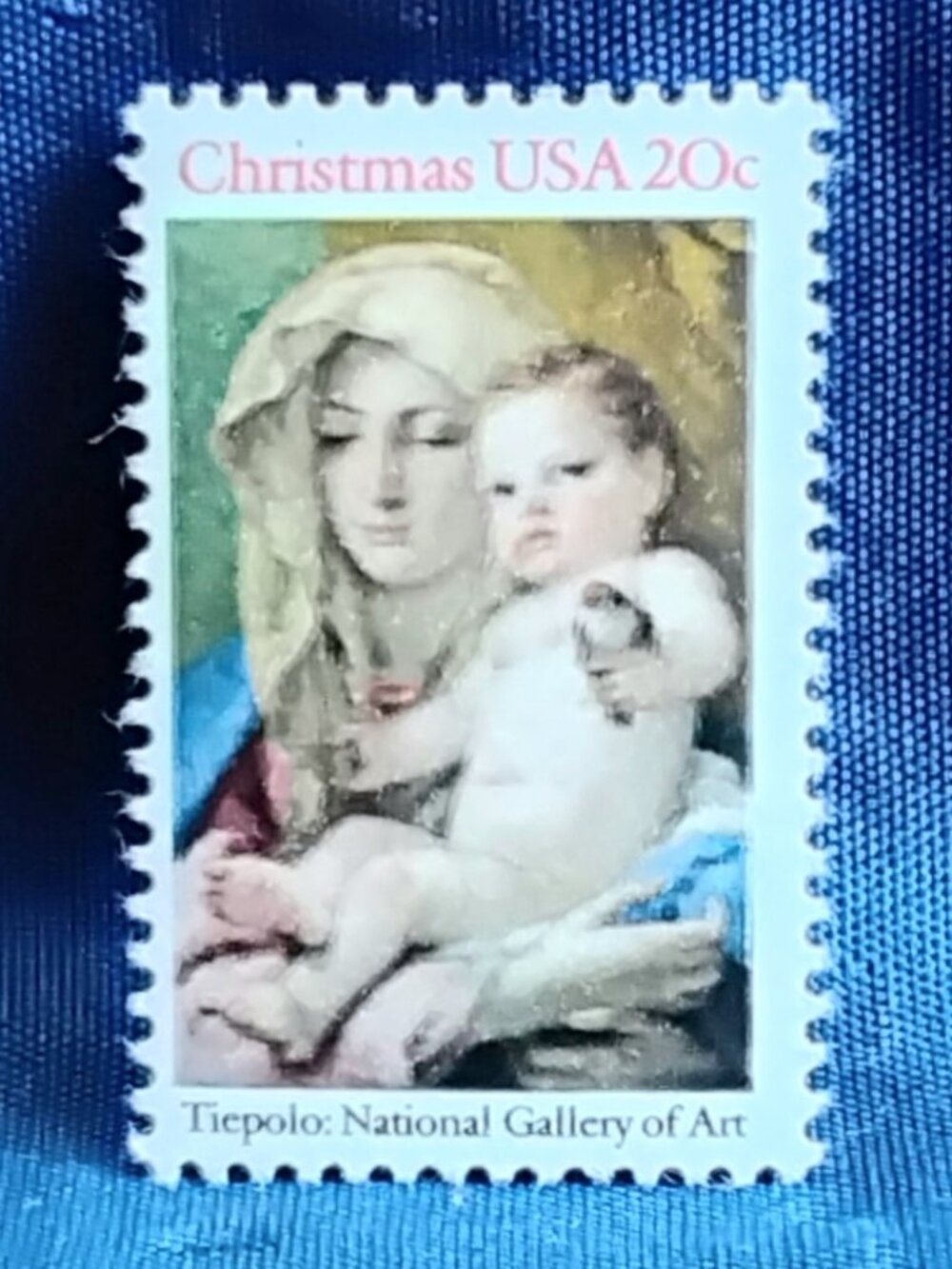Uncirculated USA 1982 Christmas Tiepolo: National Gallery of Art 20 Cent Stamp!!